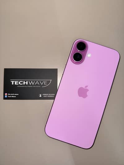 iPhone 16 Plus 256gb Pink Mercantile PTA approved 99 health