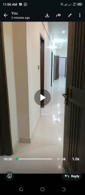 4 Bed DD flat 4rth floor with lift just like new Bungalow face in DHA phase 7 JAMI ShahBaz BaLoch