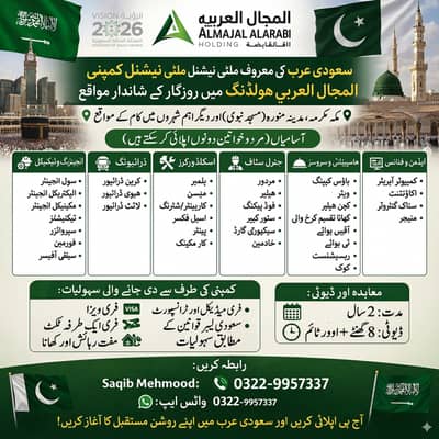 Driver jobs , Bike Rider Jobs , Company Work Visa , Jobs in saudia