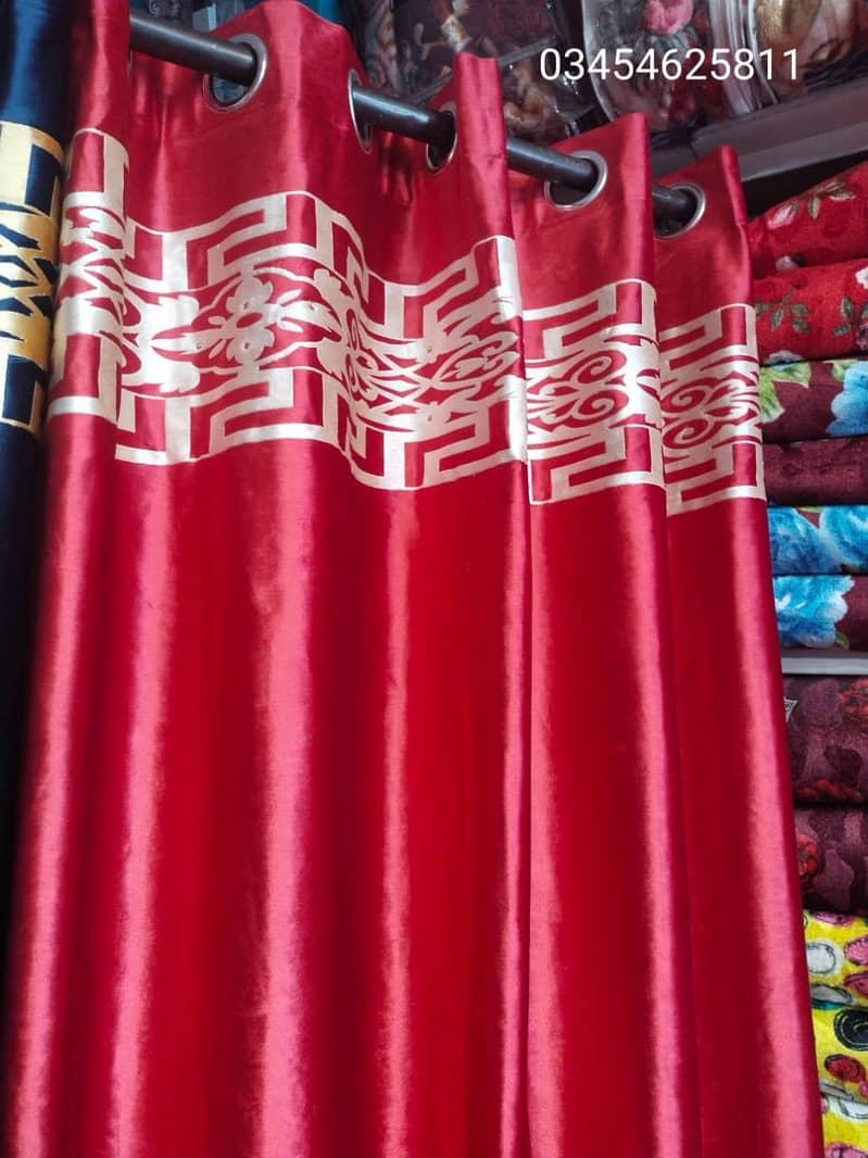 ہر قسم پردے 950 سے 2000 تک قیمت ویلوٹ سلکی  جگارڈ 8