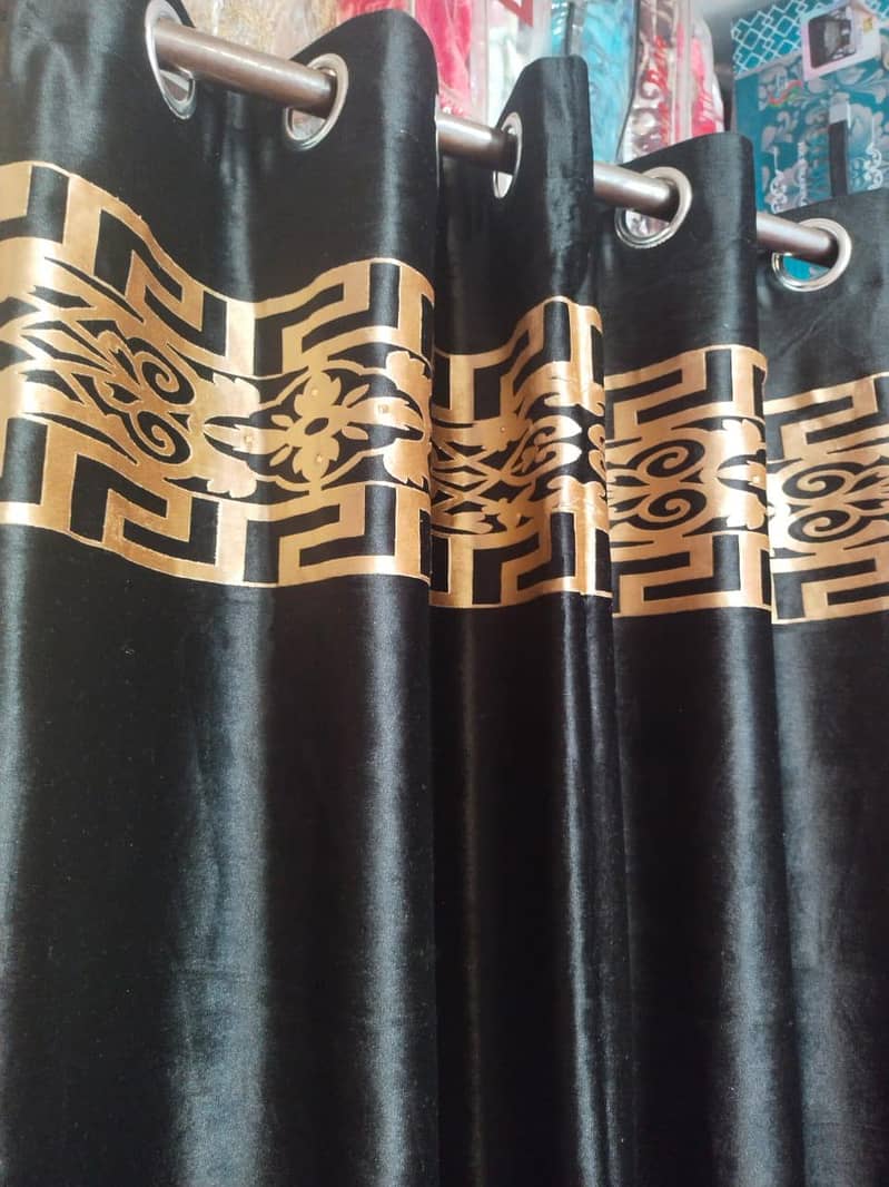 ہر قسم پردے 950 سے 2000 تک قیمت ویلوٹ سلکی  جگارڈ 13