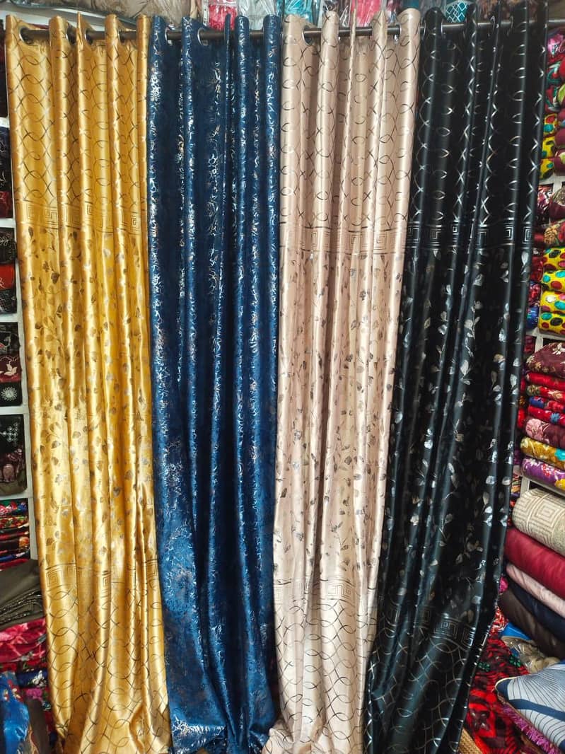 ہر قسم پردے 950 سے 2000 تک قیمت ویلوٹ سلکی  جگارڈ 14