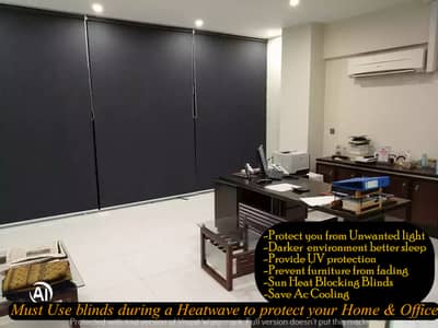 roller blinds | window blinds (Sun Light Block ) | motorized blinds