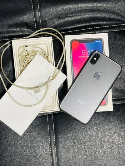 Iphone X PTA Apprrove (64gb)