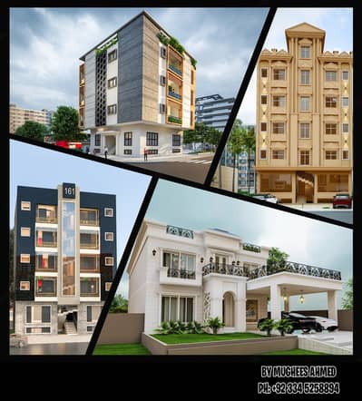 High Quality Interior & Exterior - Professional ArchViz 3D Rendering S