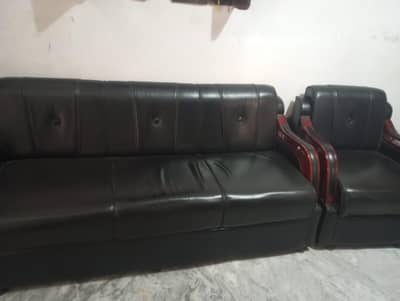 leather sofa
