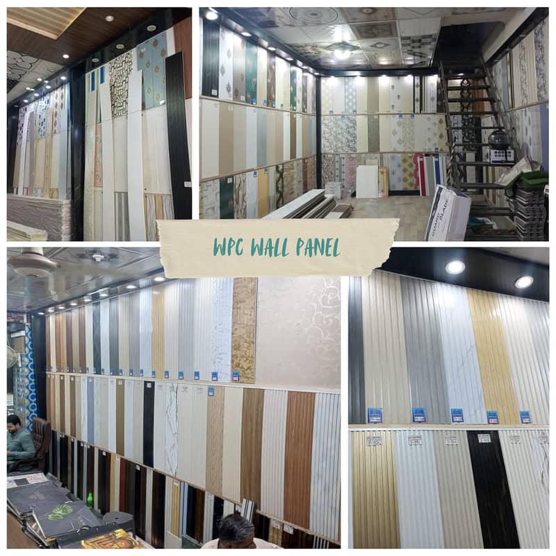 Wpc fluted panel-Wall panelling-Solid panel-laminated gloss flooring 1