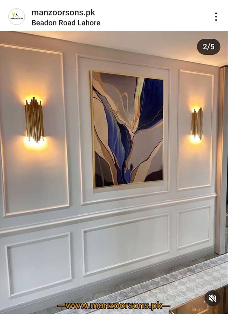 Wpc fluted panel-Wall panelling-Solid panel-laminated gloss flooring 18