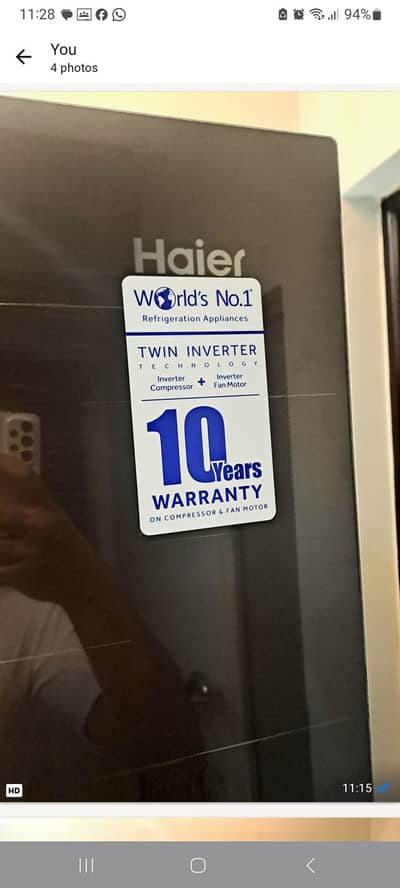 slightly used fridge in working condition