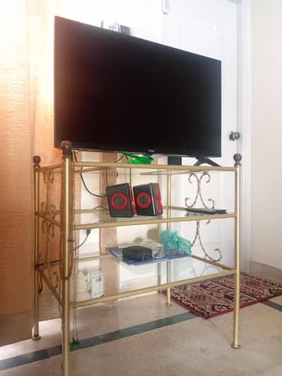 PURE IRON TV TROLLEY TABLE