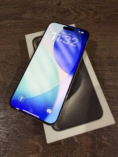 iPhone 15 Pro Max 256GB Natural Titanium | PTA Approved | LLA | 10/10