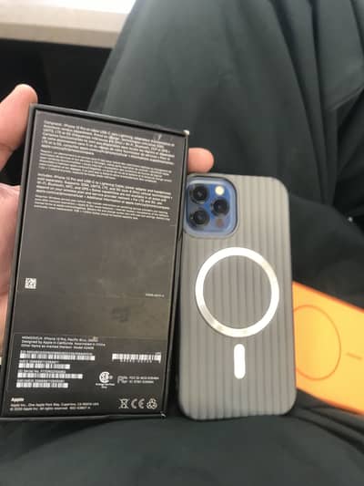 Iphone 12pro 256gb pta approved with box water sealed mint genuine ph