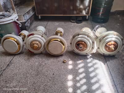 3 Pak and 2 Royal ceiling 56" fans for Sale in Lahore