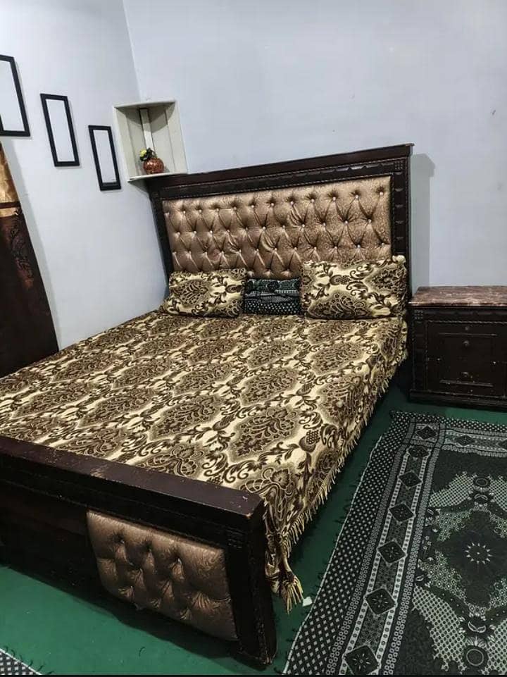 Bed and Side Table. 1