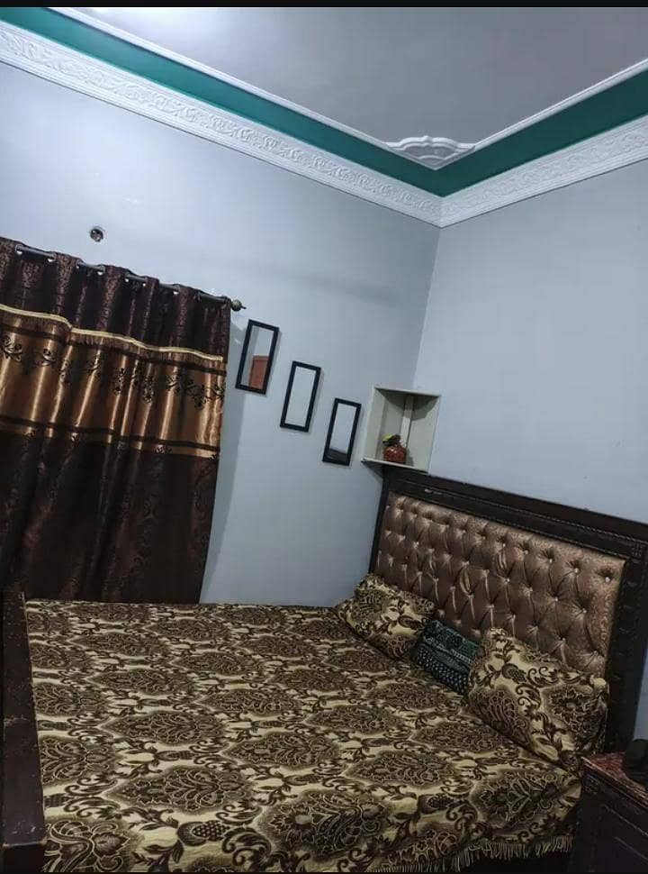 Bed and Side Table. 2