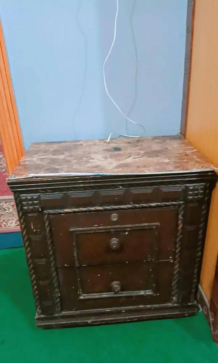 Bed and Side Table. 4