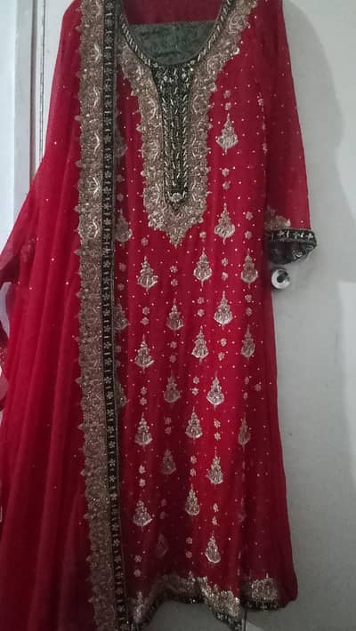 bridal maxi stitch frock