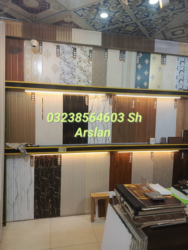 Media wall-Pvc panel- Wpc fluted panel- Solid panel-Wall panel 17
