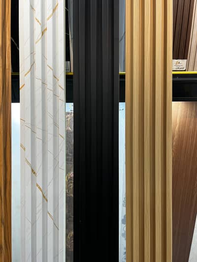 Solid panel-Wpc fluted panel-Wall paneling-laminated gloss flooring