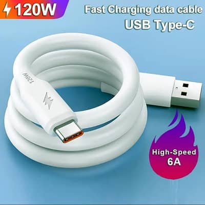 USB Type-C 120W Cable Pack of 2