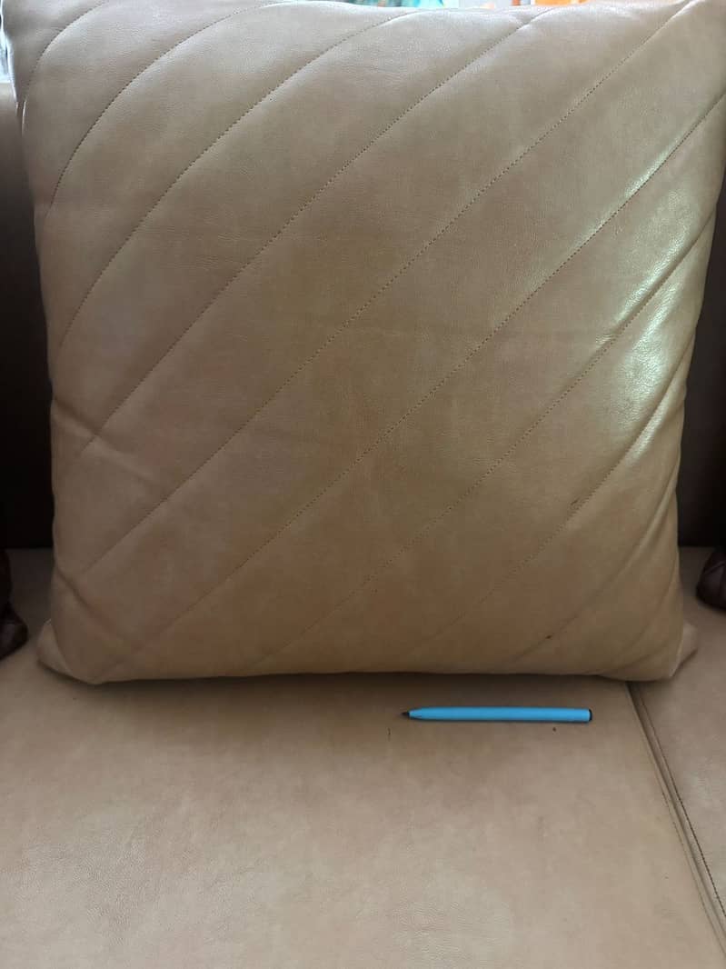 L shape sofa with table 7