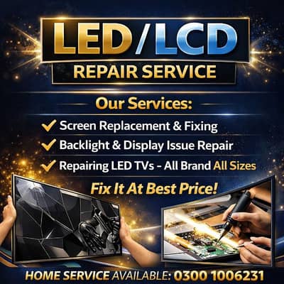 LED TV repair ,LED repair, Plasma TV repairing home service