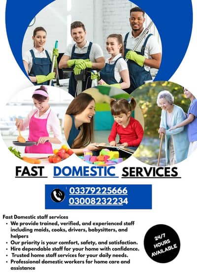 HOUSEMAIDS/COOK/NANNIES/ATTENDANTS/DRIVERS ETC