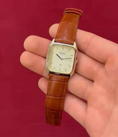 Orient Quartz "Tank" Dress Watch - Vintage Peice likely from the 90s