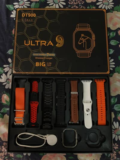 Smart Watch Straps Set – 7 Bands, Charger & Protective Case