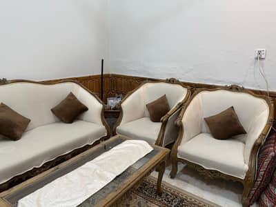 Victorian sofa pure walnut wood