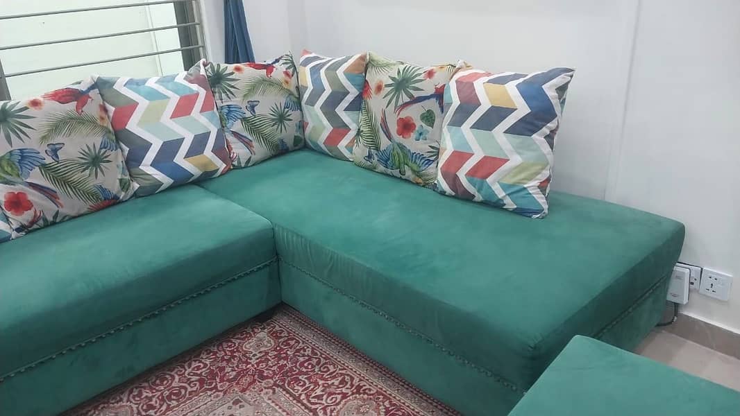7 Seater L Shape Sofa 5