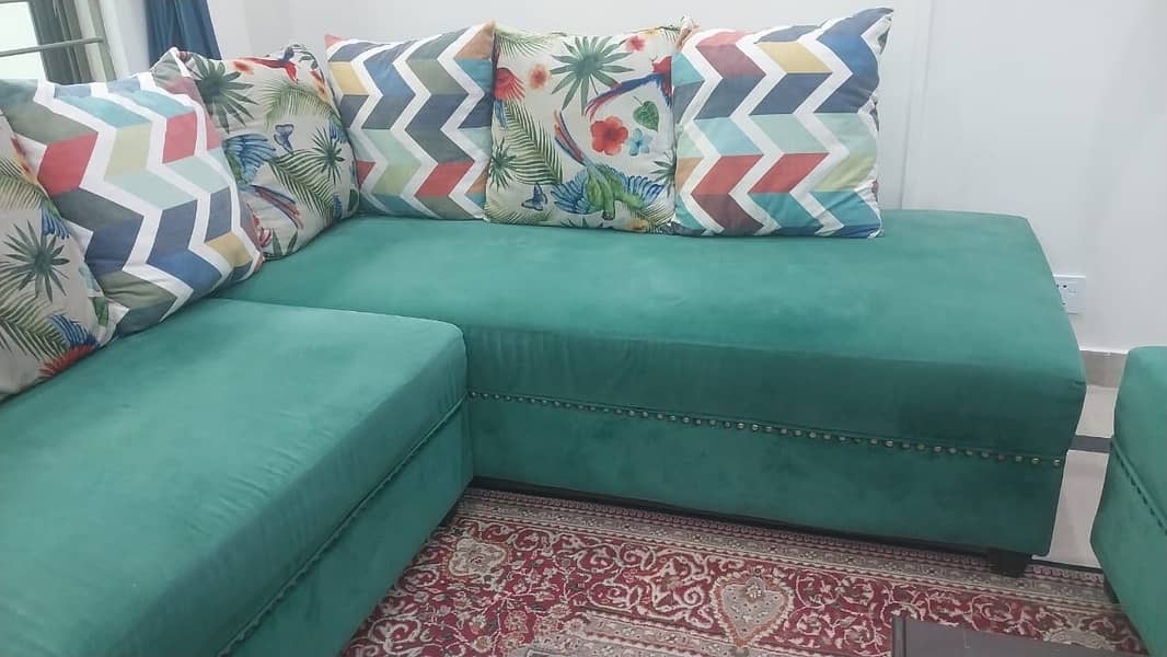 7 Seater L Shape Sofa 6