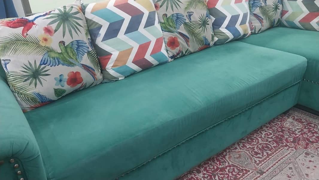 7 Seater L Shape Sofa 9