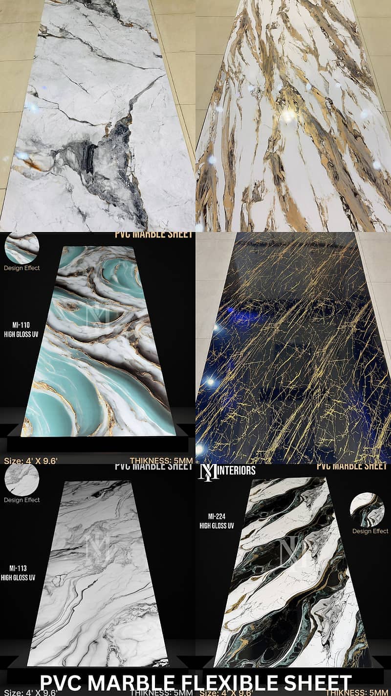 PVC wall panel-marble sheet-Wpc panel-Fluted wall panel-Solid panel 8