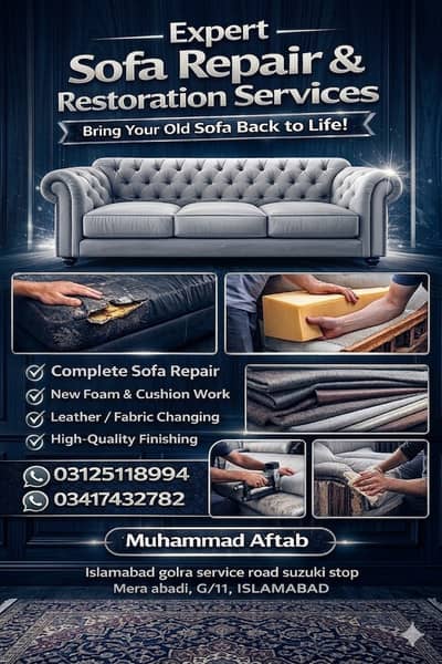 SOFA & BED REPAIRING / NEW MAKING