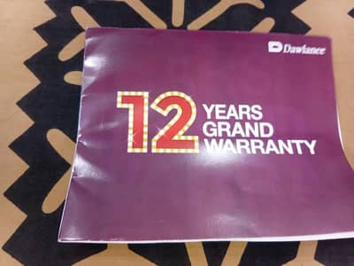 dawlance medium size in warranty