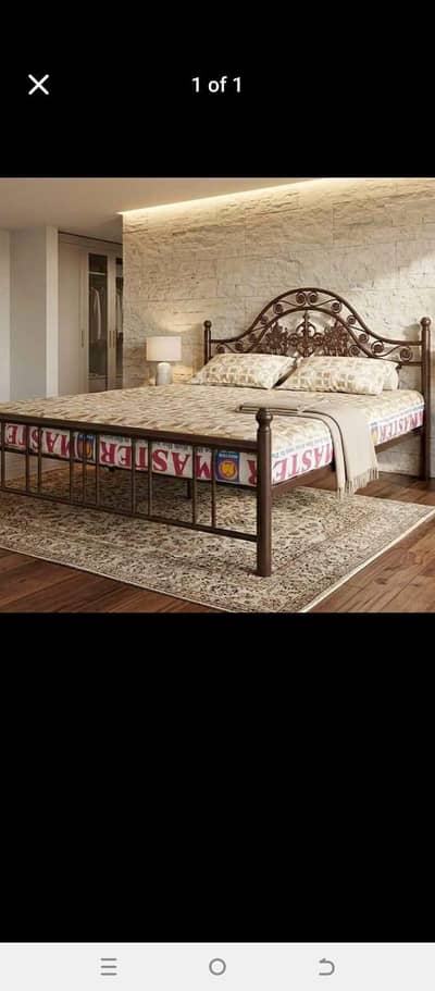 Iron bed / Queen size bed / with mettrss / 0316,5004723