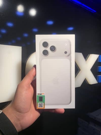 Apple iPhone 17 Pro Max GNext PTA Approved 2 Year Warranty Box Packed.