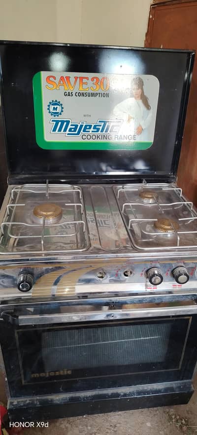 gas stove + oven