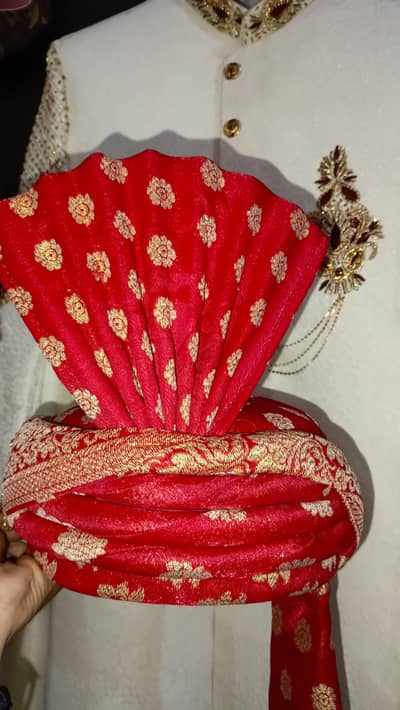 groom sherwani + kullah