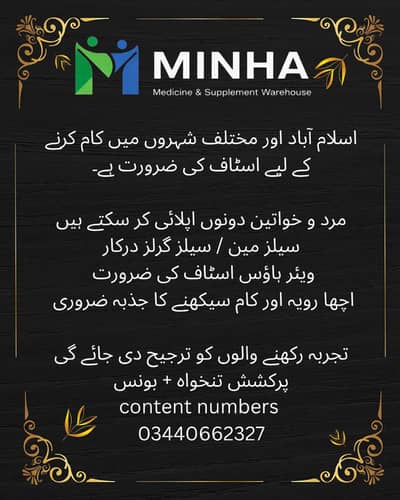 Minha supplement and medicine