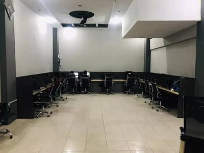 500 Sq Ft Call Center & Software House ( Furnished or Un Furnished ) Space For Rent