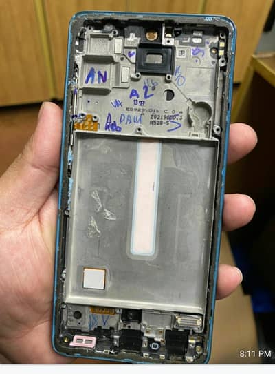 Samsung Galaxy a52 display  with frame