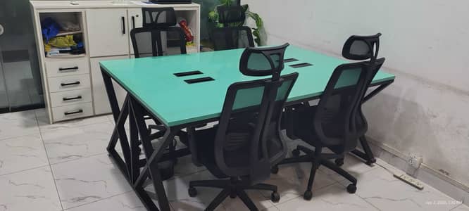 Office Workstations for Sale – 1/4/6 Person Tables Available