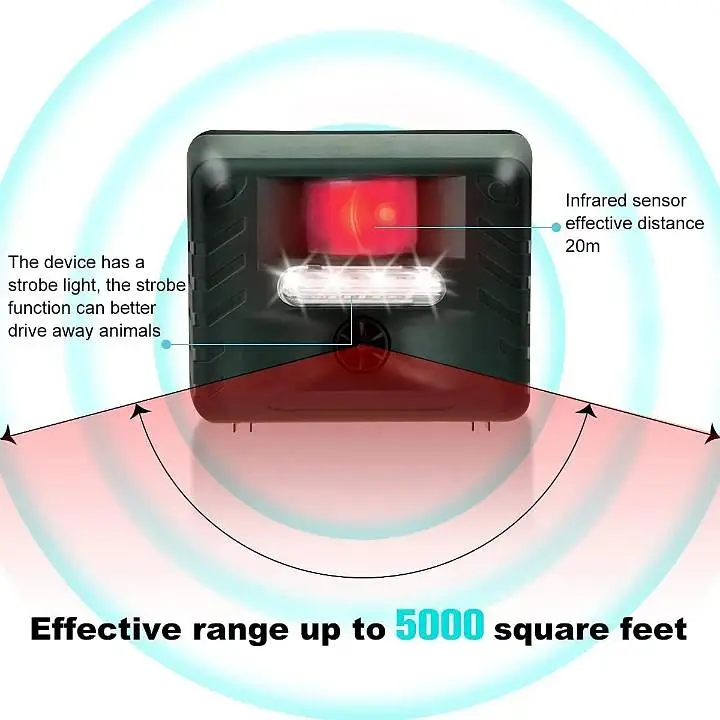 ultrasonic Animal Repeller powerful waterproof — photo 4