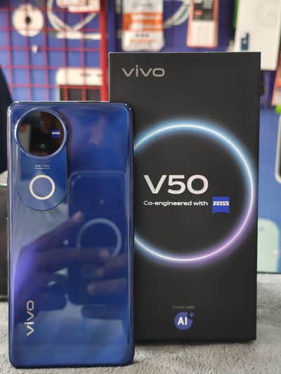vivo v50 complete box 10/10 condition 12/256