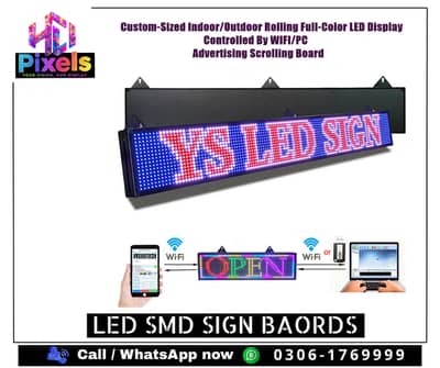 LED Message Sign Boards Available