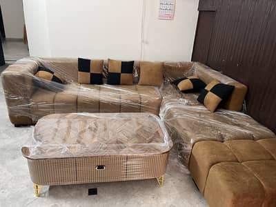 L shaped sofa