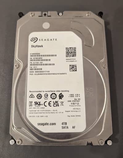 Seagate SkyHawk 4TB Surveillance HDD For DVR/NVR