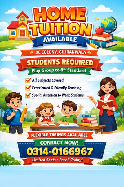 Home and online Tutor